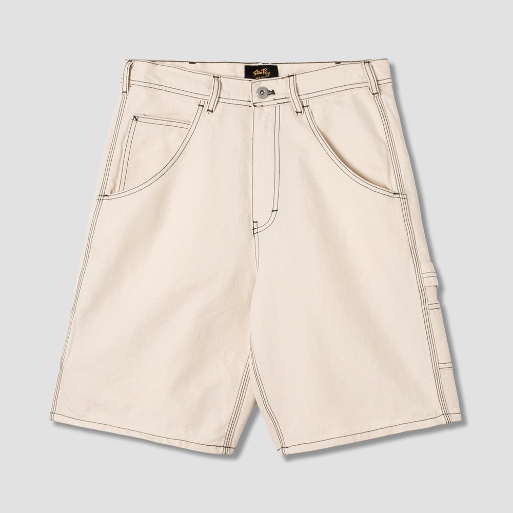 NWT Stan Ray Jorts Big Job Carpenter Jeans Natural Twill Denim Shorts